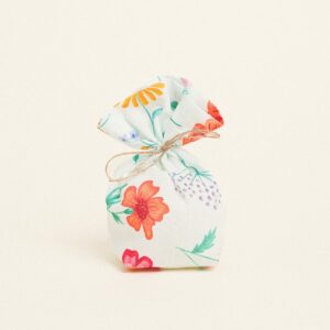 Beauty Home ТОРБИЧКА С ОСНОВА 8 x 12 cm ПОПЛИН ЦВЕТЯ