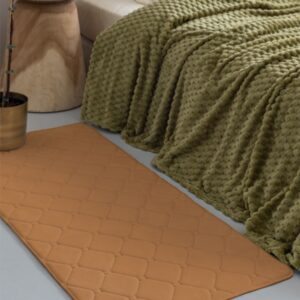 Килим за спалня противоплъзгащ 66x140 MEMO CAMEL CAMEL