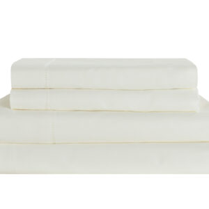 Monaco (White) (Комплект спално бельо 245×270+2 калъфки за възглавници 52×75) 300TC