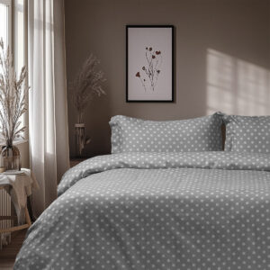 Beauty Home Комплект кувертюра единична Art 10101 Fancy 160x230 Сив
