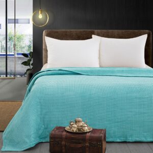 Beauty Home Одеяло едноцветно единично Fleece Art 11554 160x220 Тюркоаз