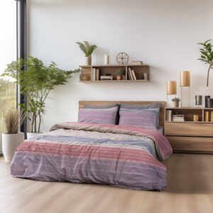 Beauty Home Единичен комплект покривало за легло Glory Art 12371 160x230 Розов,Сив
