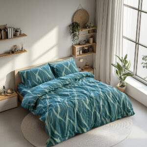 Beauty Home Комплект единичен плик за завивка Glory Art 12378 170x250 Петрол