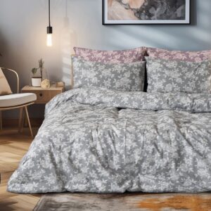 Beauty Home Комплект плик за завивка фланелен супер двойна Merlot Art 12634 230x250 Сив