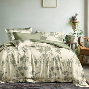 Beauty Home Комплект завивка супер двойна Memories Art 12686 220x240 Маслинено зелено