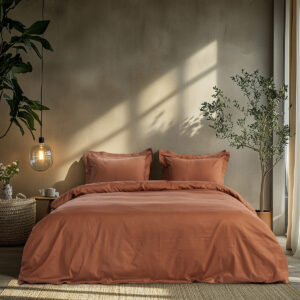 Beauty Home Комплект чаршафи супер двойни с ластик Art 1700 Harmony 170x200+30 Мока