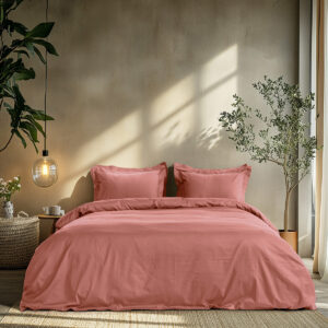 Beauty Home Комплект чаршафи супер двойни Art 1700 Harmony 240x270 гнила ябълка