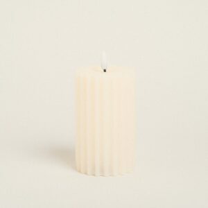 Beauty Home LED свещ 7,5 x 14,8 cm екрю