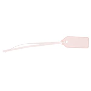 Beauty Home 10 Хартиени етикети с панделка – Розови 5 x 2 cm