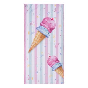 Beauty Home Плажна кърпа двулицева детска Microfiber Аrt 2267 Розова