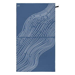 Beauty Home Плажна кърпа двулицева Microfiber 200gsm Art 2293 90x160 Синя