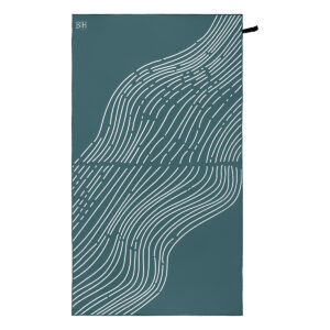 Beauty Home Плажна кърпа двулицева Microfiber 200gsm Art 2295 90x160 Петрол