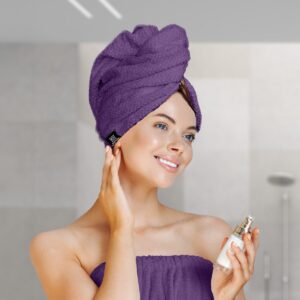 Beauty Home Кърпа за коса Turban Art 3408 Лилав