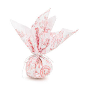 Beauty Home Кърпа 27 x 27 cm Детски Животни от джунглата Вишнев
