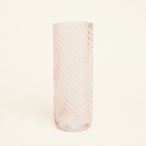 Beauty Home Стъклена Ваза с Ефект на Завихряне 10cm x 26.5cm