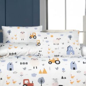Beauty Home Чифт бебешки калъфки за възглавници Art 5601 35x45 Светлосиньо