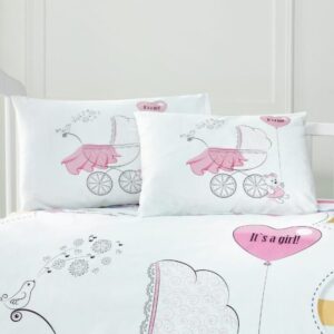 Beauty Home Чифт бебешки калъфки за възглавници Art 5621 35x45 Розов