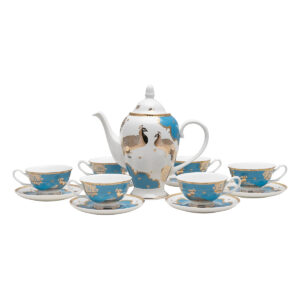 Beauty Home Порцеланов сервиз за чай 13 части Eternal Art 7714 Син