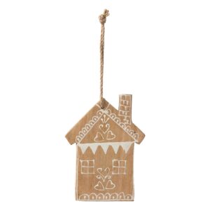 Beauty Home Дървено украшение Къща 13 cm