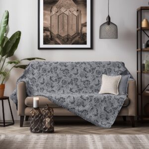 Beauty Home Покривала за диван комплект 2 бр. Art 8627 (180x250+180x300) Тъмно Сиво