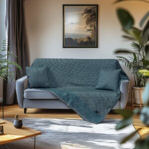 Beauty Home Покривала комплект 3 части Art 8638 (170x170+170x240+170x290) Петрол