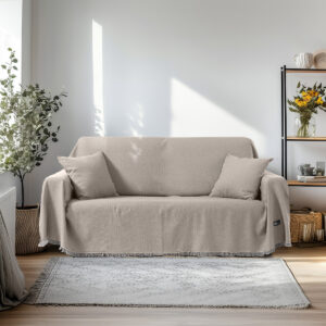 Beauty Home Покривала комплект 3 бр. Amos Art 8720 (170x170+170x240+170x290) Сив