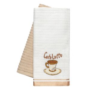 Beauty Home Кърпи за чаши комплект 2 бр. Latte Art 8804 40x60 Бежов