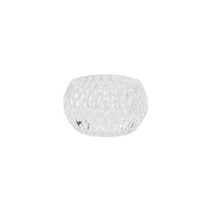 Beauty Home Свещник стъклен Chloe – Прозрачен 7,5x4cm