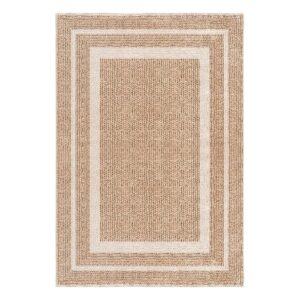 Beauty Home Килим Tropic Art 9138 133x190 Бежов,Бял