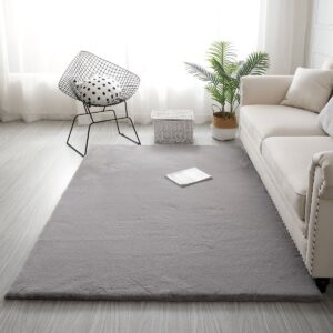 Beauty Home Килимче Rabbit Art 9643 80x120 Сив