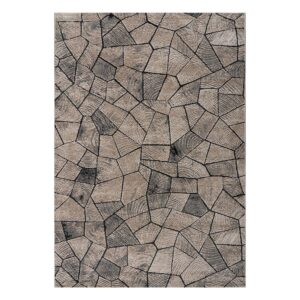 Beauty Home Пътека на метър Serena Art 9837 67cm Бежов,Сив