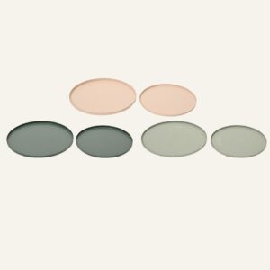 Beauty Home Метални кръгли тави КОМПЛЕКТ 2 БР., 30cm, 25cm