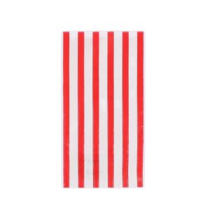 Beauty Home 10 Торбички с червени райета 8,5x16cm – Подходящи за храни