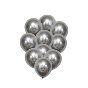 Beauty Home 10 Балони Металик Сребрист Ø30cm