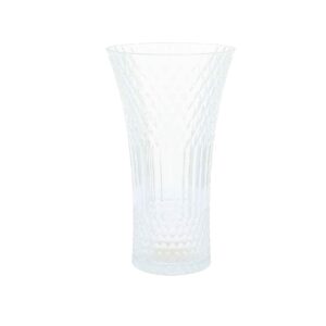 Beauty Home Стъклена ваза Iris – Прозрачен Ø13x23cm – 1100ml