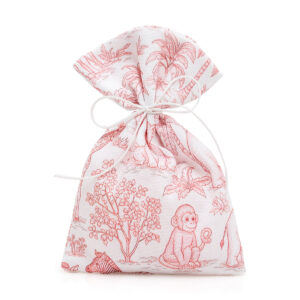 Beauty Home ТОРБИЧКА 12 x 17 cm Детски Животни на Джунглата Вишнев