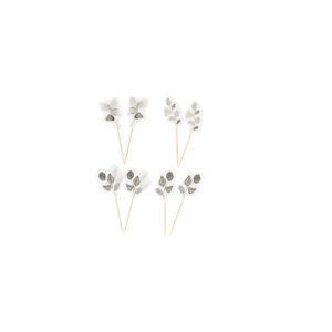 Beauty Home 8 Табелки с тема „Евкалиптови листа“ 8 – 8,5 cm