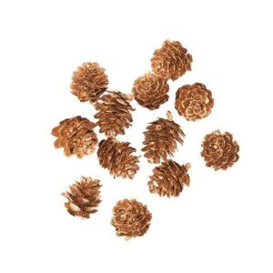 Beauty Home 12 Шишарки Златни 2 cm