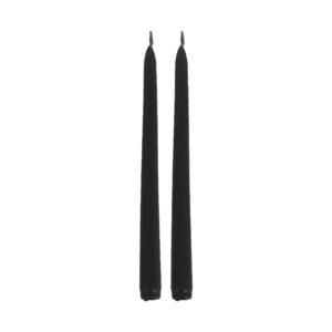 Beauty Home 2 Свещи – Черни Ø2,2 x 25 cm