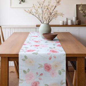 Beauty Home ПЪТЕКА РОЗИ СВЕТЛОСИН ФОН