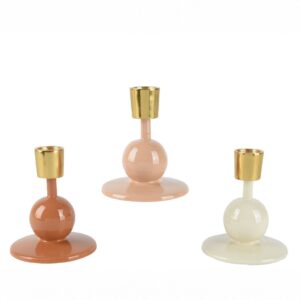 Beauty Home Метален свещник с емайл 8.5 x 9.5cm