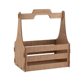 Beauty Home Дървена щайга с дръжка – 25,5x31x17,2см.