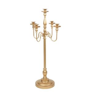 Beauty Home Метален свещник Prestige – Златен 40 x 90 cm