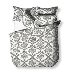 Двоен комплект 200x260см. Cotton stories Rococo (черен)