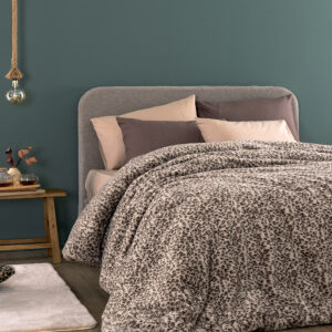Одеало от еко заешка кожа 220x240 DEVA GREY