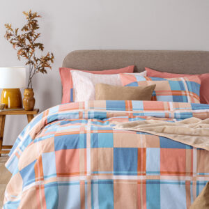 Комплект за единично легло 2бр чаршафи 170х265 + 1бр калъфка 52х72 Flannel Beauty FB0250